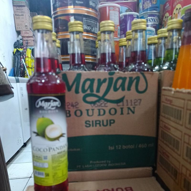 

SIRUP MARJAN BOUDOIN MARJAN COCOPANDAN 460ml x 12 pcs kartonan