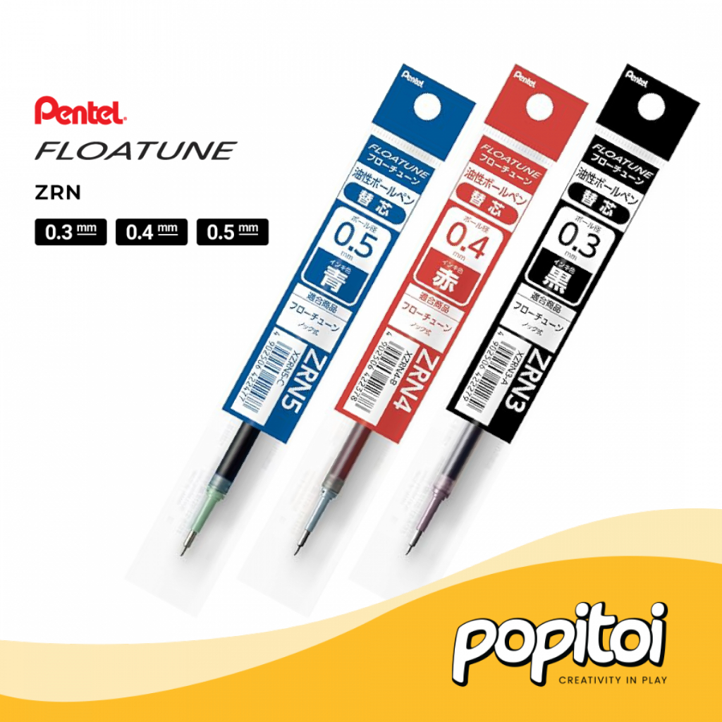 

Pentel XZRN Refill for Floatune Ballpoint Pen 0.3 0.4 0.5 mm Isi Ulang Pulpen