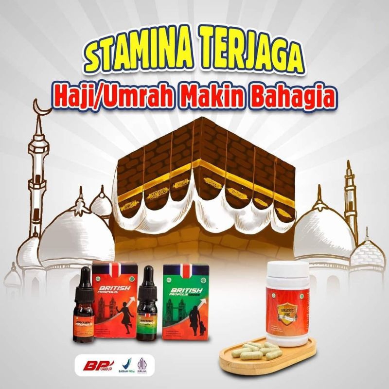 PAKET UMROH HAJI | BRITISH PROPOLIS | BRASSIC PRO