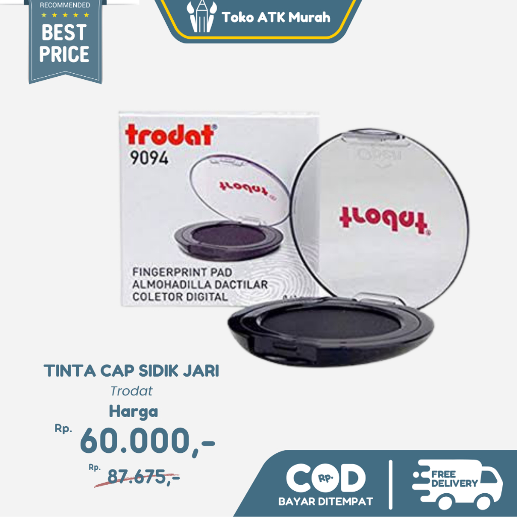 

Tinta Cap Sidik Jari Trodat Fingerprint Pad 9094