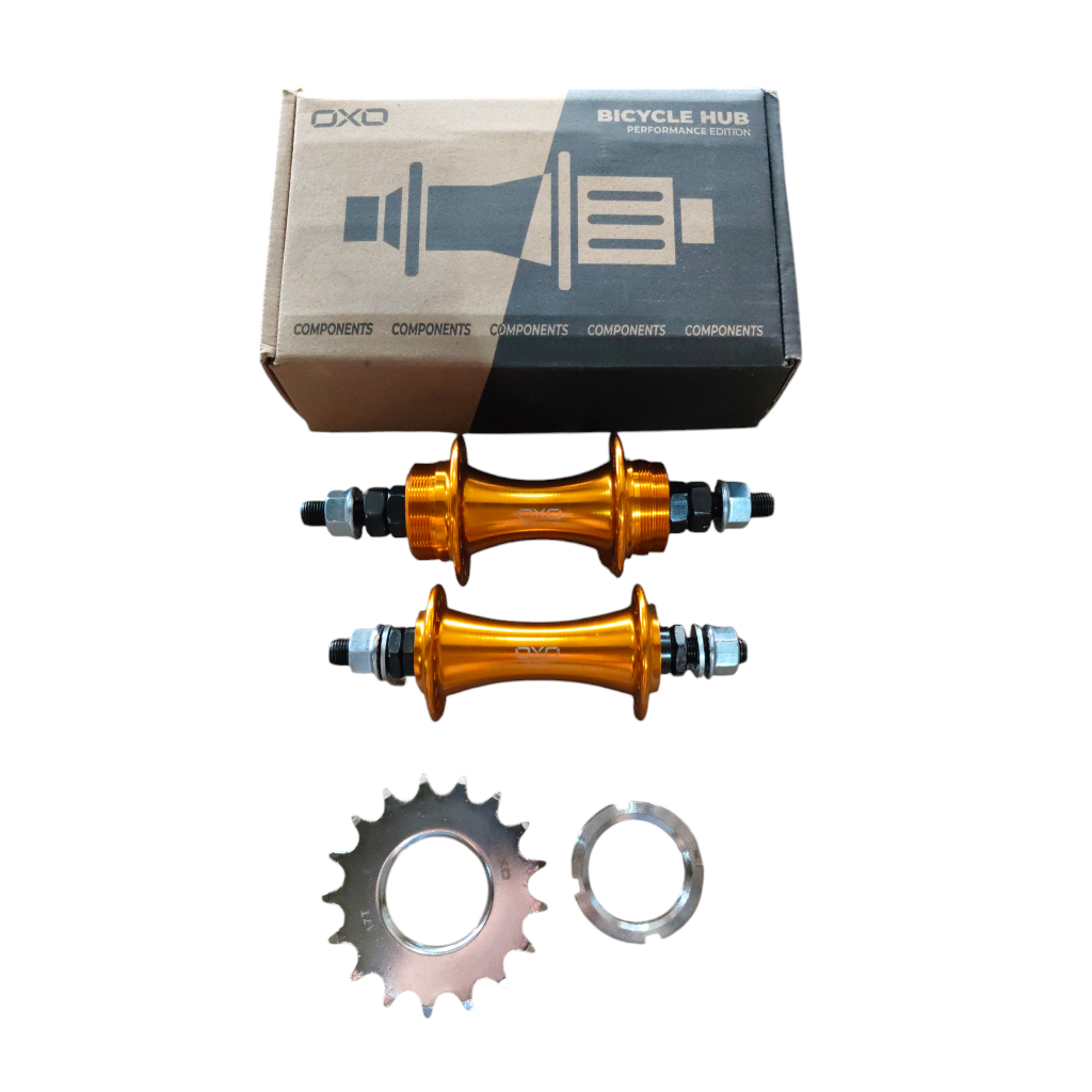 HUB FREEHUB FIXIE FIXED GEAR / BMX 36 HOLE GOLD 17T SEALED BEARING