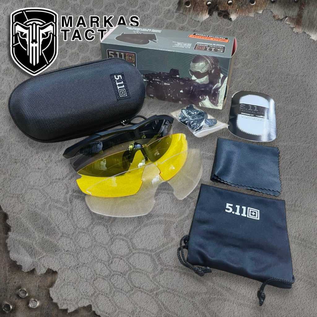 Kacamata 5.11 Hitam Kacamata pria Outdoor kacamata fashion pria kacamata Olahraga
