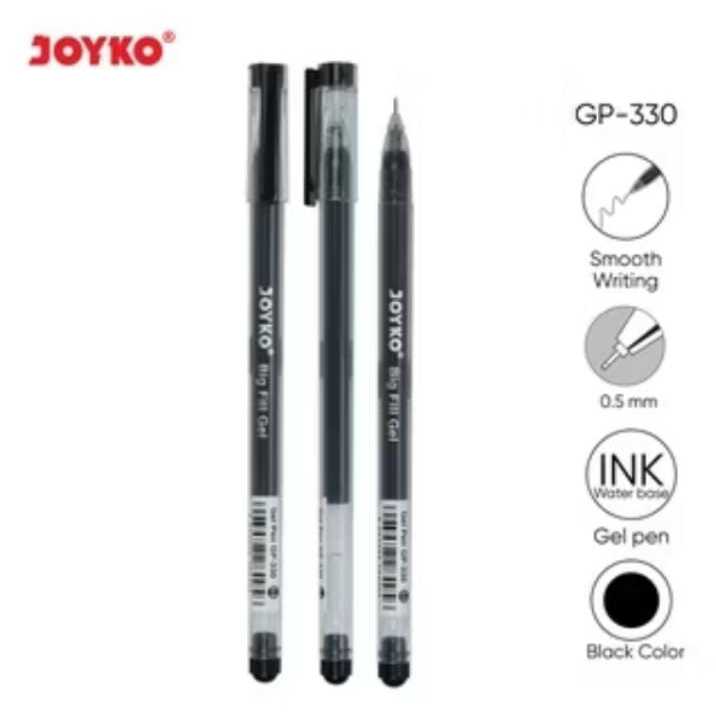 

Gel Pen Pulpen Pena Joyko GP-330 Big Fill Gel 0.5 mm