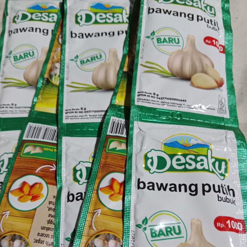 

[6 gram] desaku bubuk bawang putih ecer