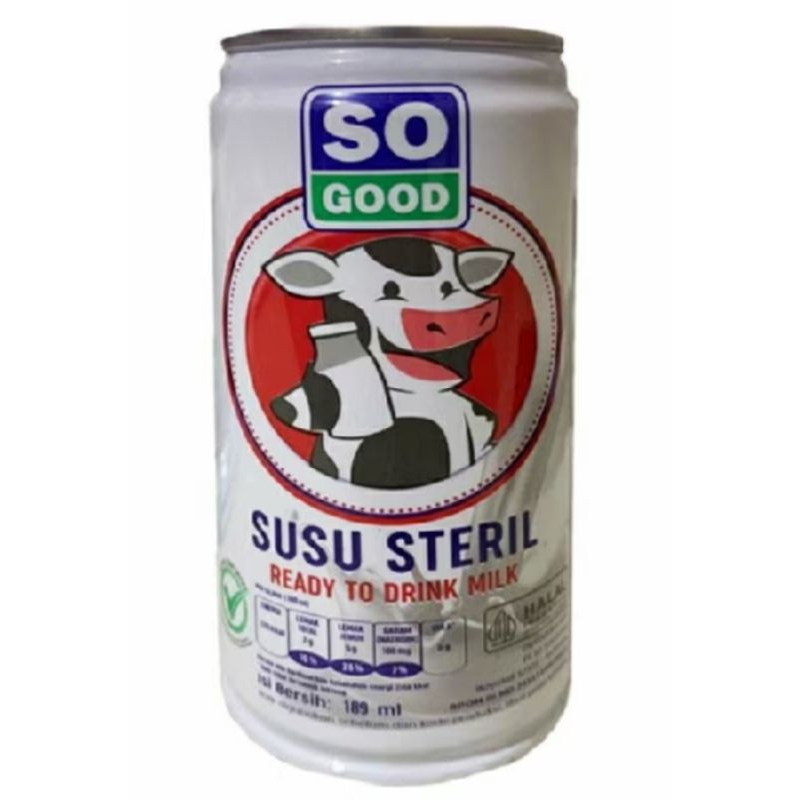

SO GOOD SUSU STERIL 189Ml