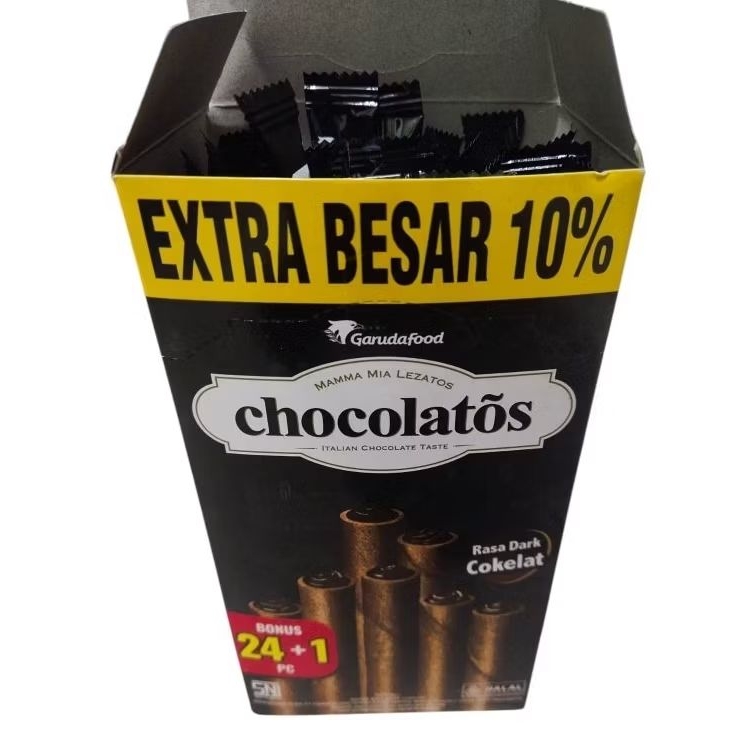 

Chocolatos 1.000 Wafer Stick Dark Cokelat