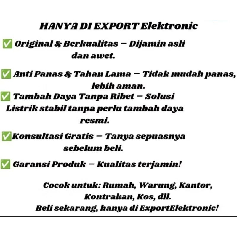 MCB mudif 2a PLN asli Anti jeglek berkualitas ready