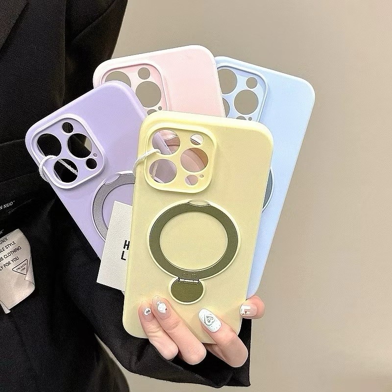 Softcase Standing Ring 360 Rotation Iphone 13 14 15 16 16+ PRO MAX PLUS Case Liquid Bludru Stand Cas