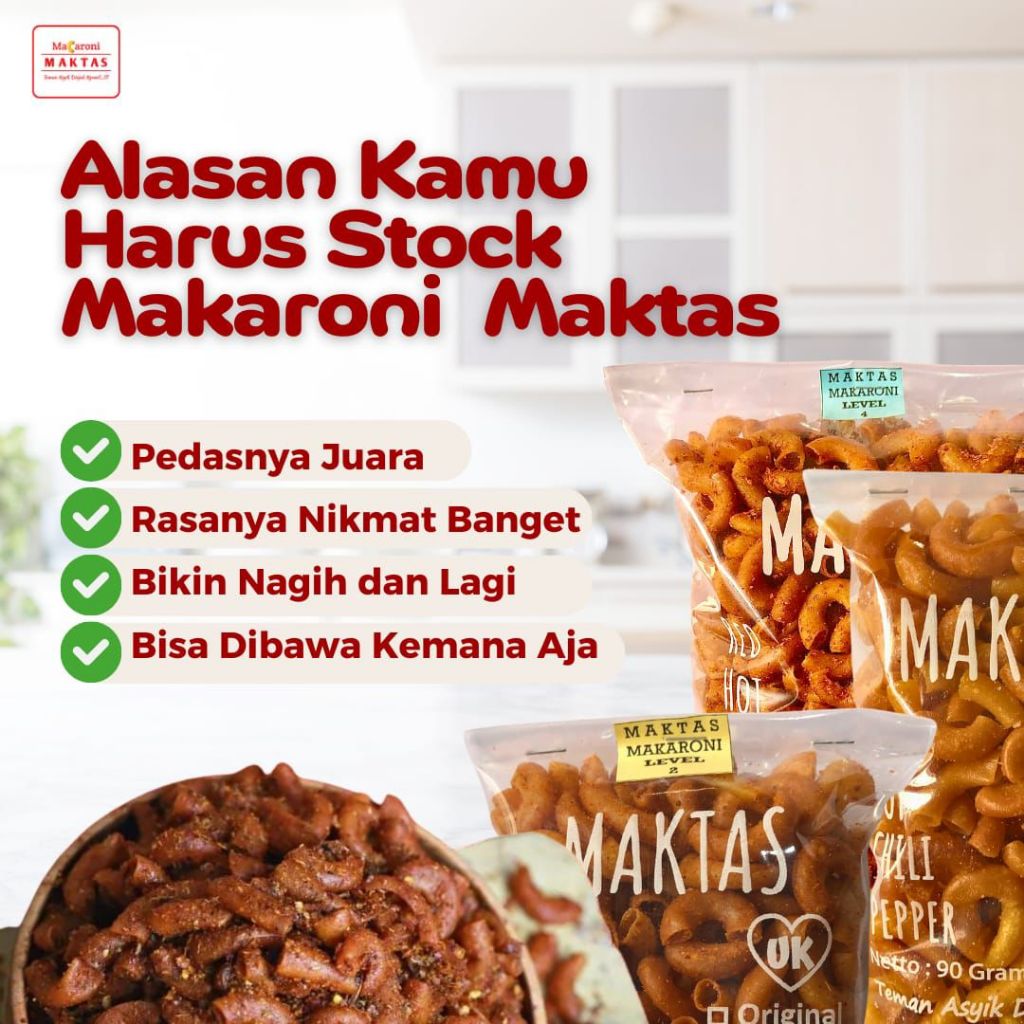

Agen Resmi Makaroni Maktas Reseller 10pcs murah cocok dijual lagi