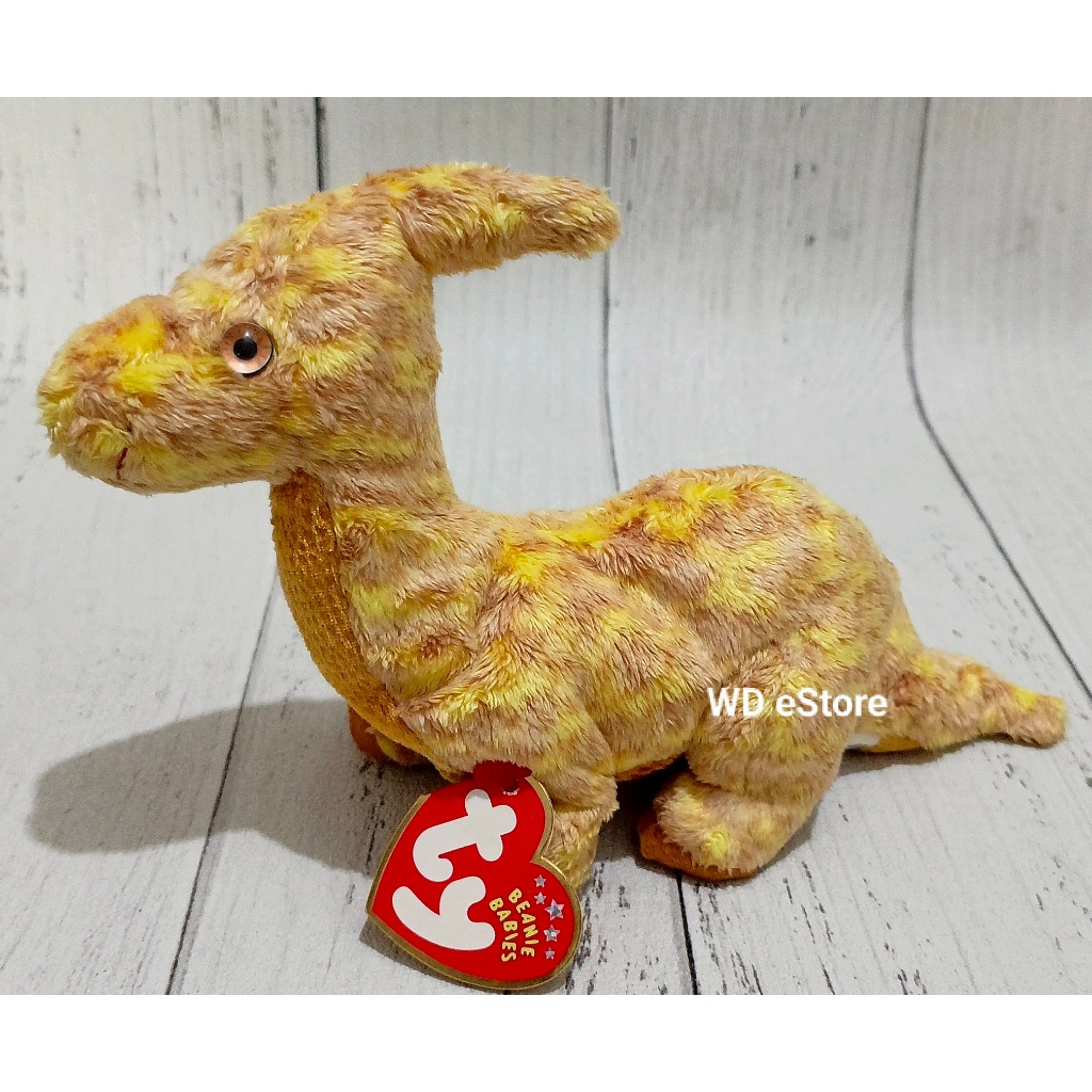 Boneka Dinosaurus TY Beanie Baby, Tooter