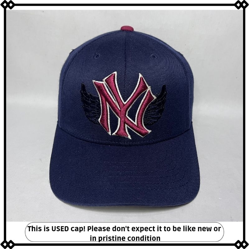 topi mlb ny newyork yankees original second builtup baseball