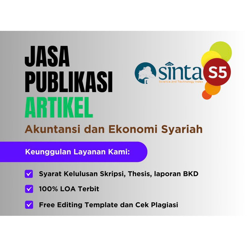 Jasa Pembuatan Skripsi Ekonomi, Akuntansi dan Manajemen