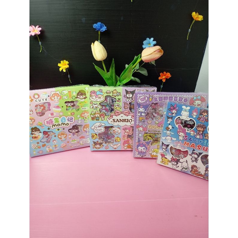 

(bukan grosir) [Aesthetic by fss.id] stiker sticker sanrio/momo/nono/cici/viral 100pcs