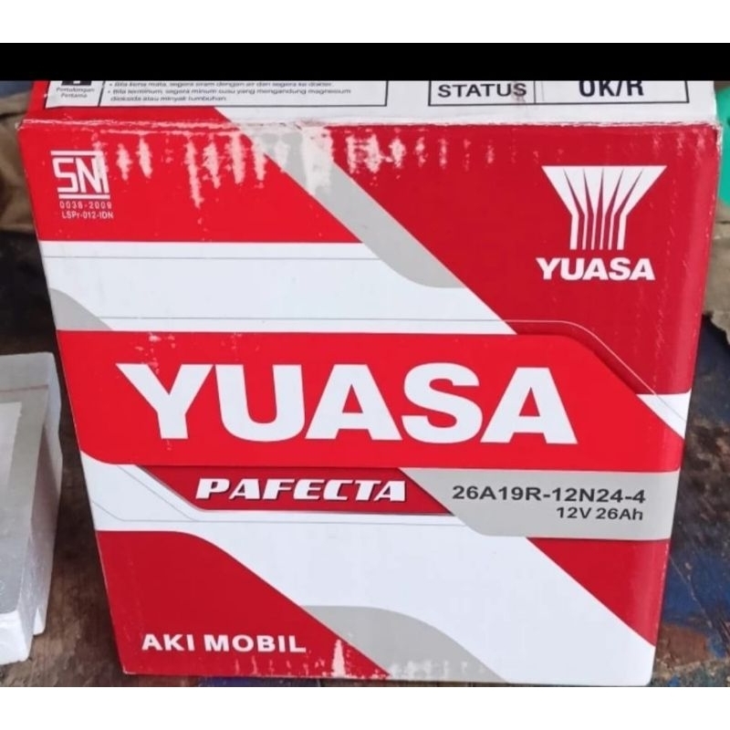aki genset Yuasa 12N24-4 29A19R 12v 26ah