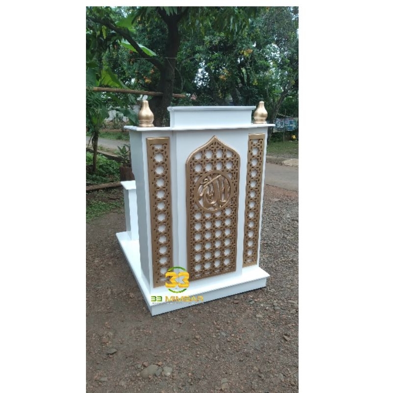 mimbar masjid - mimbar podium - mimbar