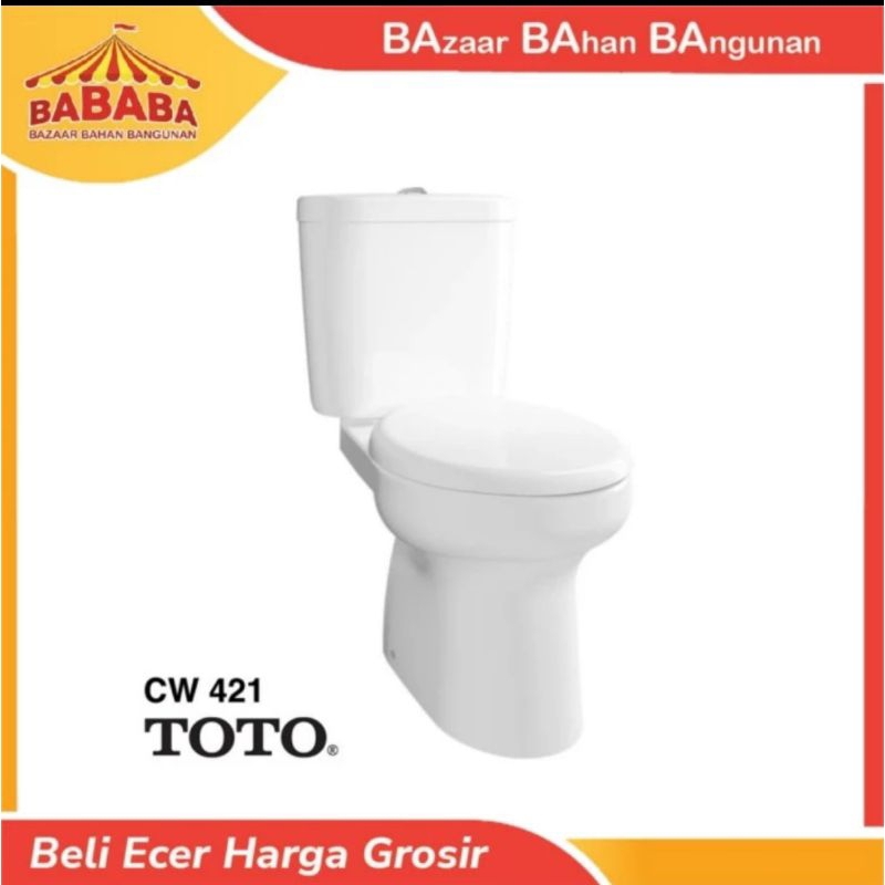 CLOSET DUDUK/ CLOSET TOTO CW 421 JW/F + SW420JP/420