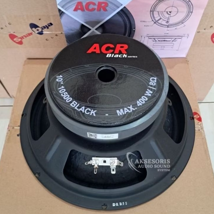 Speaker ACR 10 Inch 10500 Black 400 Watt