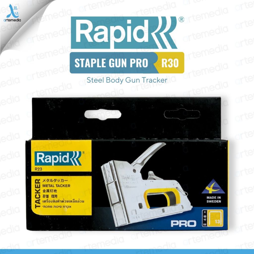 

Staple Gun Rapid Pro R23 Steel Body Gun Tacker (Asia Edition)