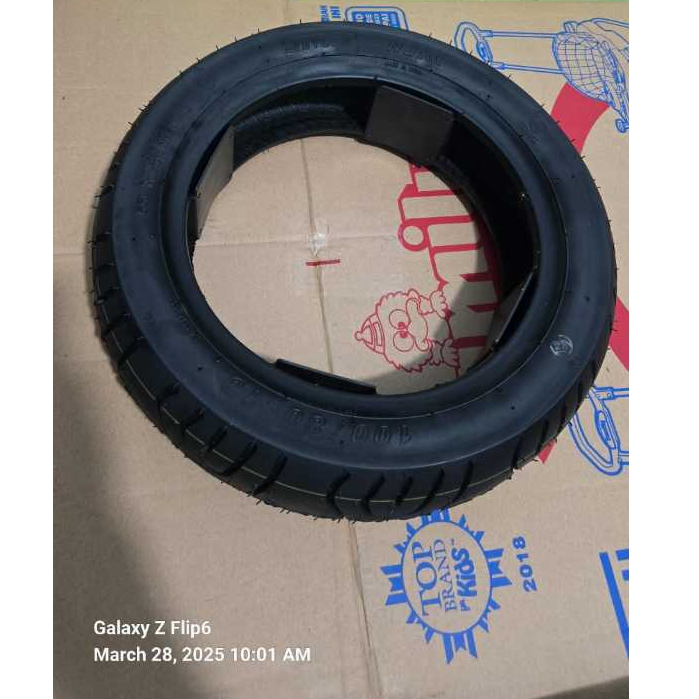 Ban Luar Motor Listrik Nylon 100/ 80-10 Ban Tubeles