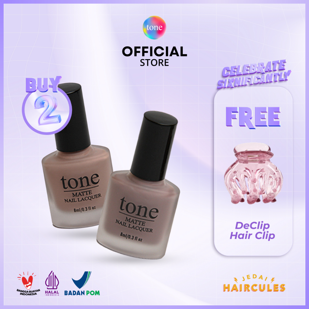 Tone Nail Lacquer Earth Palette Matte Series 109-120 | Cat Kuku | Nail Polish | Kutek Halal Muslimah
