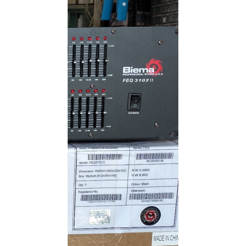 equaliser biema FEQ 3102 II