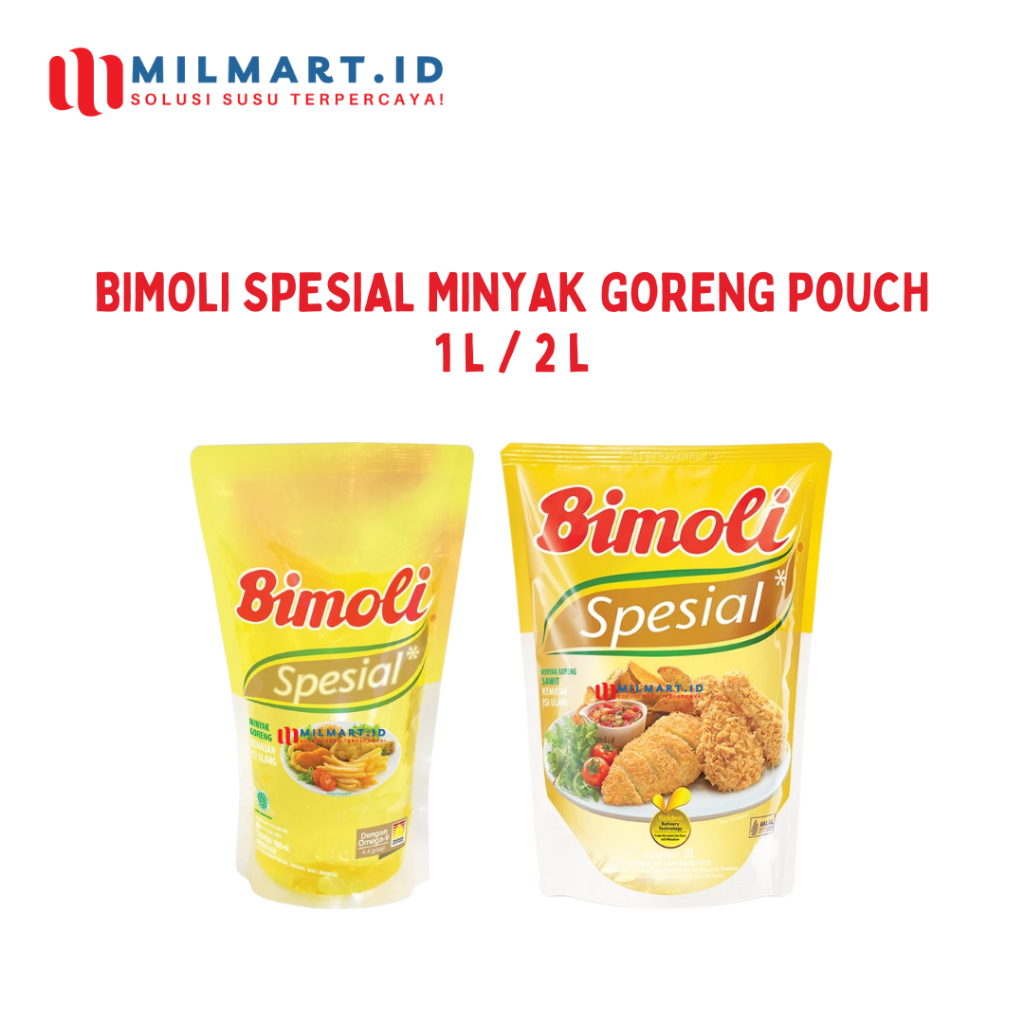 

BIMOLI SPESIAL MINYAK GORENG SAWIT MINYAK MASAK REFILL POUCH 1L/2L LITER COOKING OIL