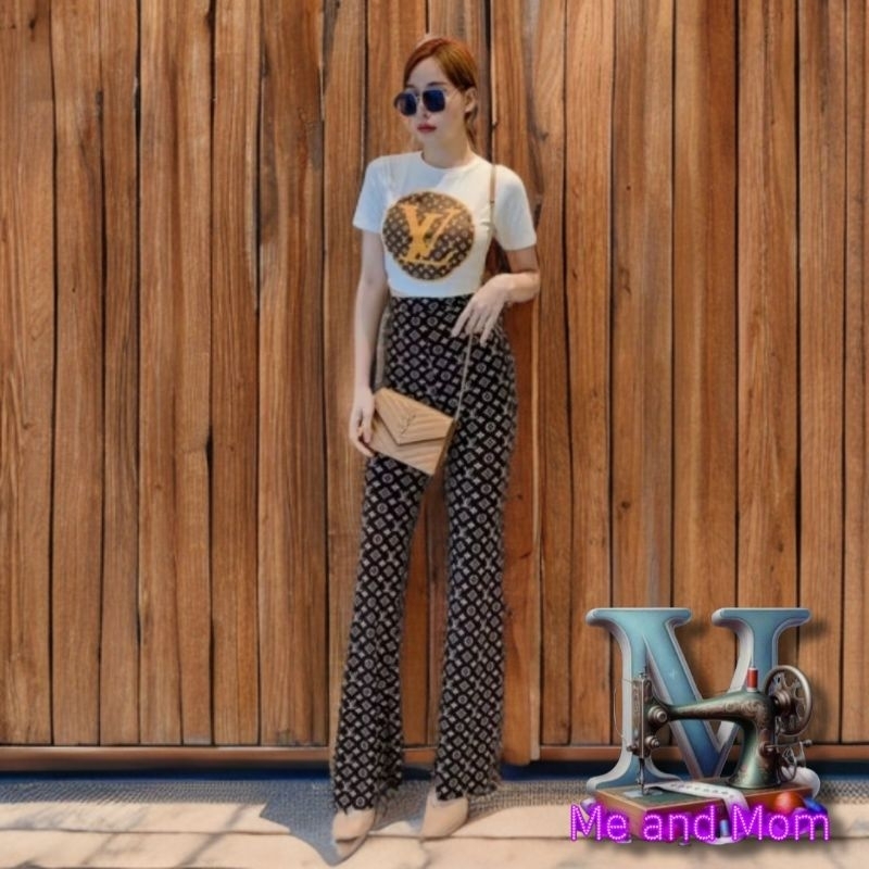 MeMom Collection Import | Set Crop Celana Cutbray | Wanita Dewasa | Real Picture.