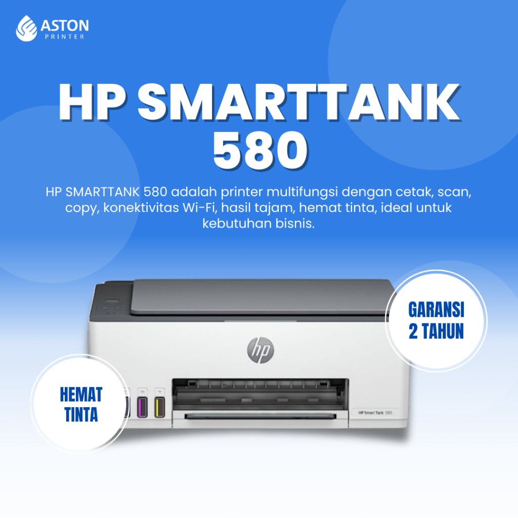 Printer HP Smart Tank 580 - Printer All-in-One Wireless