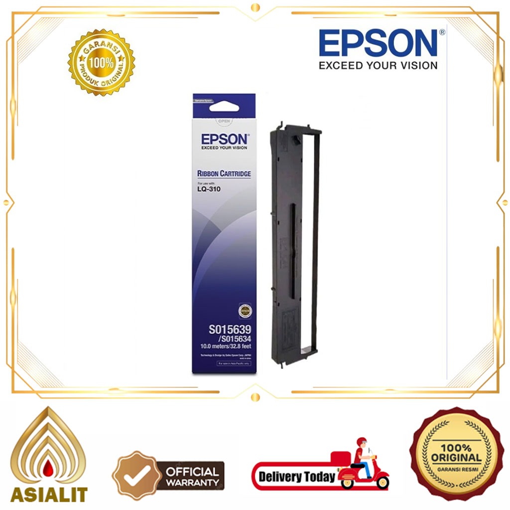 Pita Printer Epson LQ-310 Ribbon Cartridge Original Produk LQ310