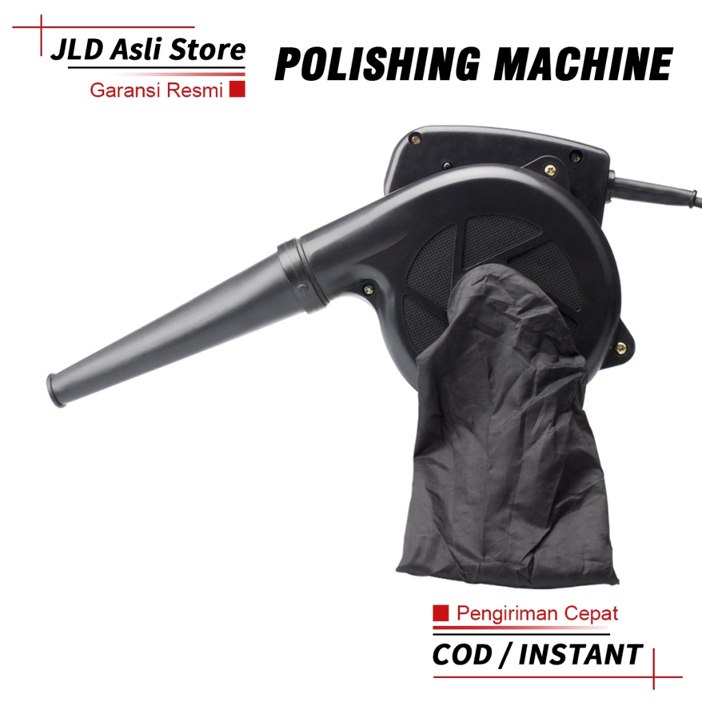 JLD Hand Blower Angin Kencang Listrik Blower Keong Portable Blower Dan Vakum 2in1 Peniup Debu Penger