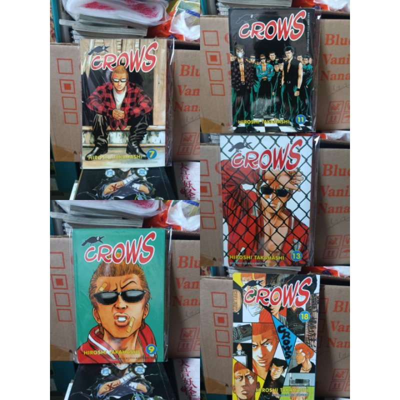 Komik crows 7,9,11,13,18 / komik crows vol 7,9,11,13,18
