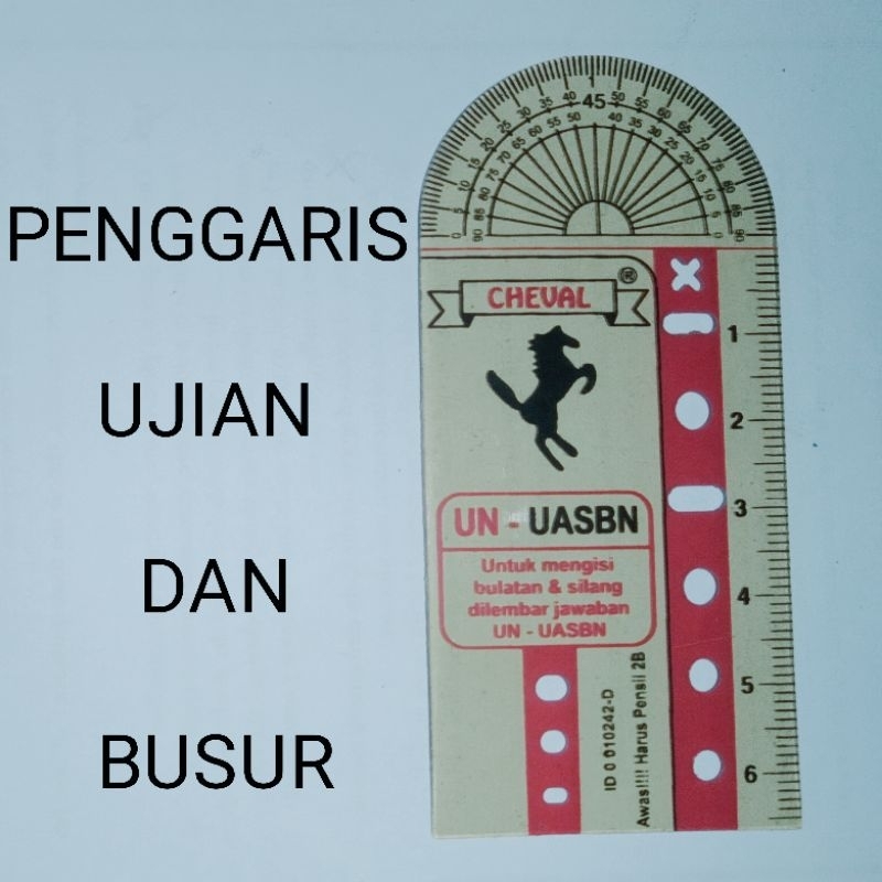 

Penggaris untuk Ujian Cheval + Busur /UN/UASBN/SNMPTN/SPMB