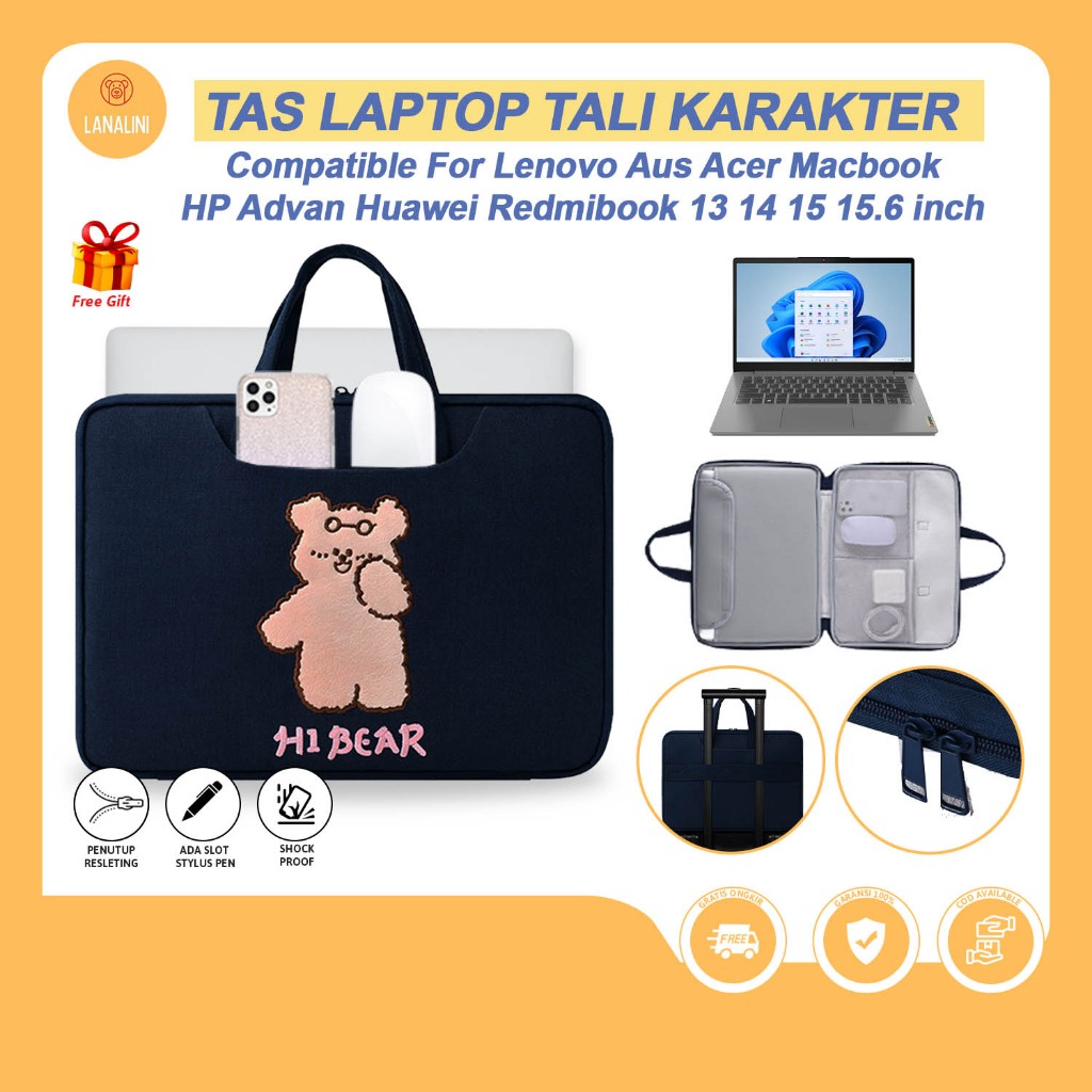 Tas Fashion Wanita Multifungsi Jinjing Kerja Sekolah Kuliah Laptop Huawei MateBook X Pro D14 D 14 14