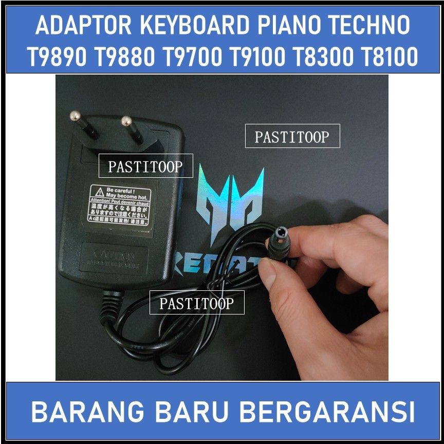 Adaptor keyboard piano Techno T9800 T9900 T9700 T8100 T9100 T9880 Series