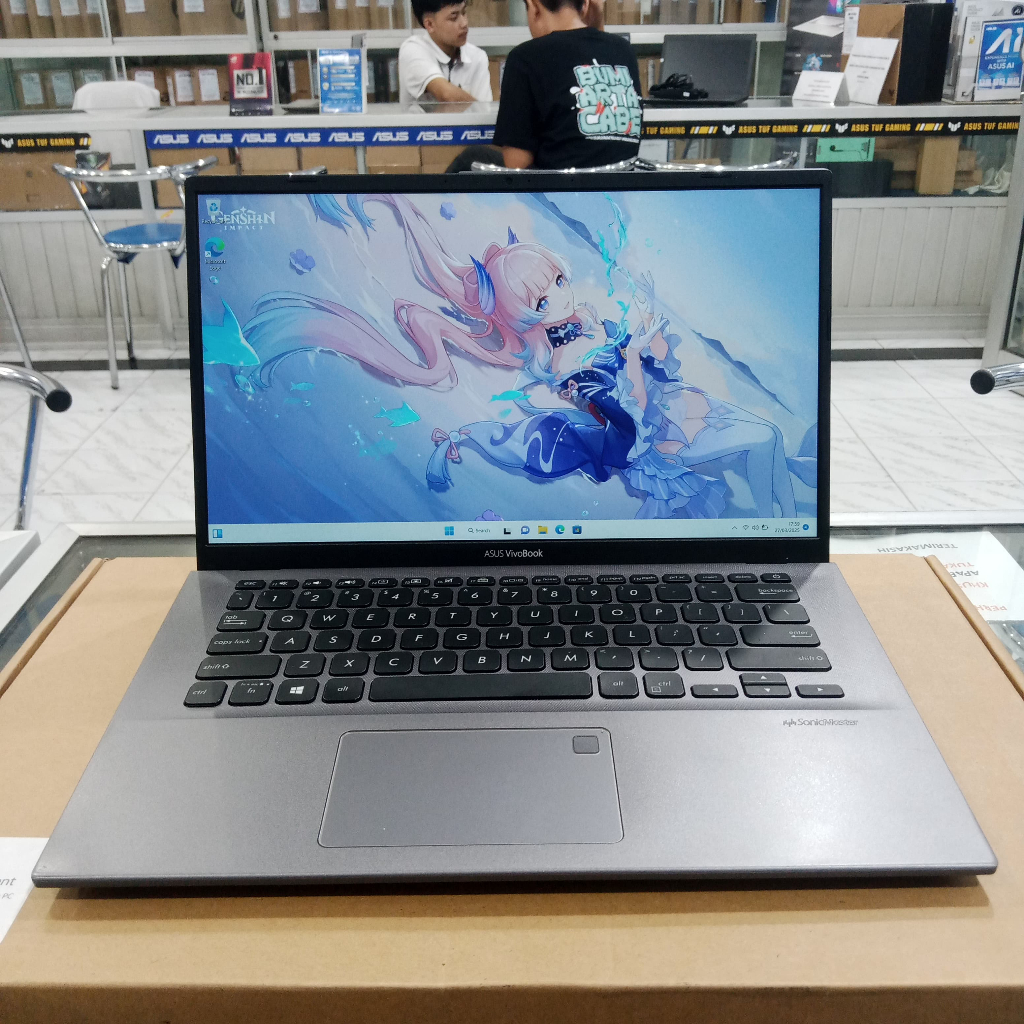 LAPTOP ASUS VIVOBOOK A412DA AMD RYZEN 3 3200U RAM 4GB SSD 256GB + HDD 1TB LAYAR 14"INCH FHD