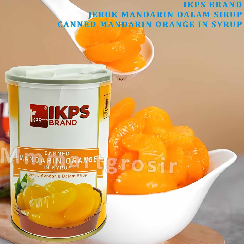 

Ikps Brand / Jeruk Mandarin Dalam Sirup / Canned Mandarin Orange In Syrup / 425gr