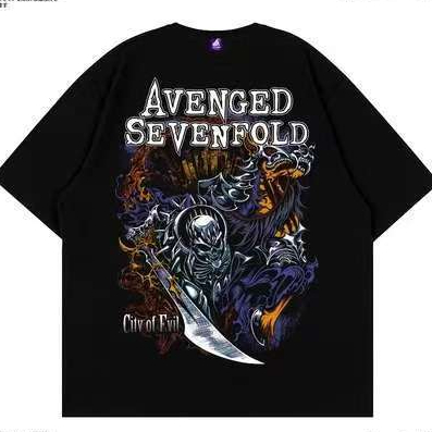 Kaos Hitam Avenged Sevenfold City of Evil - Distro Jepang Premium