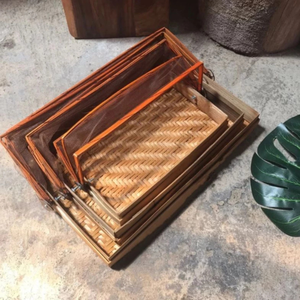 Tudung Saji Bambu - Tudung Saji Kotak - Tudung Saji Bulat - Tudung Saji Oval - Tudung Saji Serbaguna