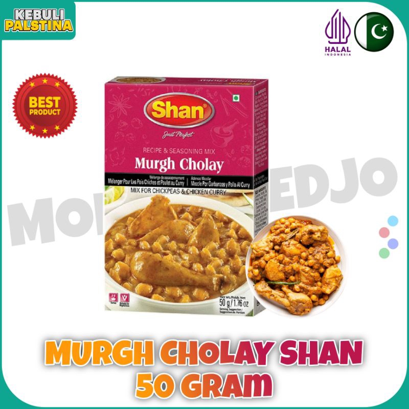 

BUMBU MURGH CHOLAY 50 GRAM MERK SHAN EXP 6/11/2027