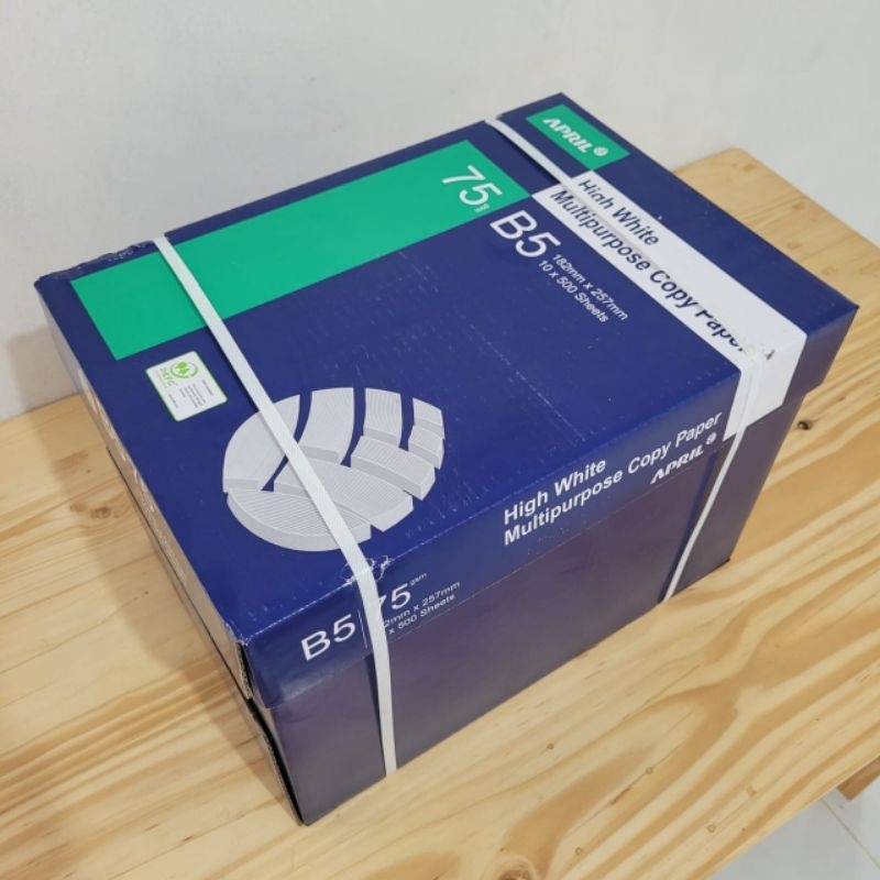 

Ay00! Kertas HVS April B5 75 gram 250 lbr Untuk Print Buku Sekolah, Diktat, Buku Kampus, Cetak