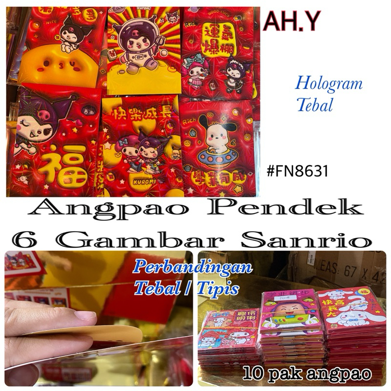 

Angpao Pendek 6 Gambar Sanrio amplop Lebaran Amplop Idul Fitri Amplop Sanrio