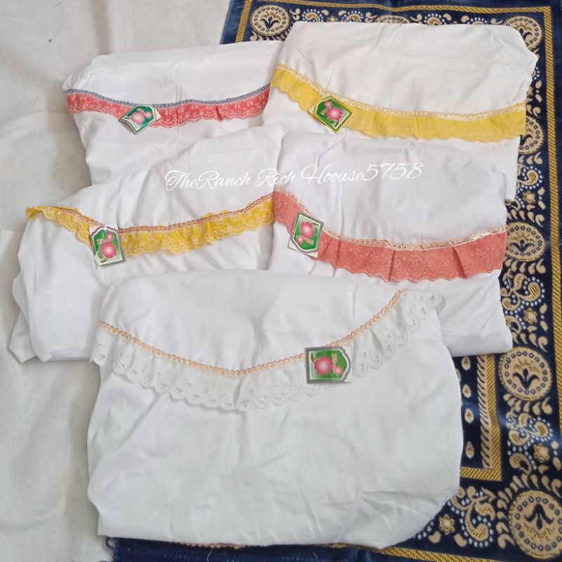 Mukena/Rukuh Terusan Putih Ibunda