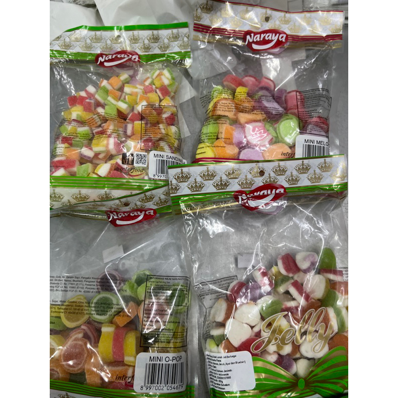 

NARAYA KEMBANG GULA JELLY BENTUK DI KIRIM RANDOM SESUAI STOK