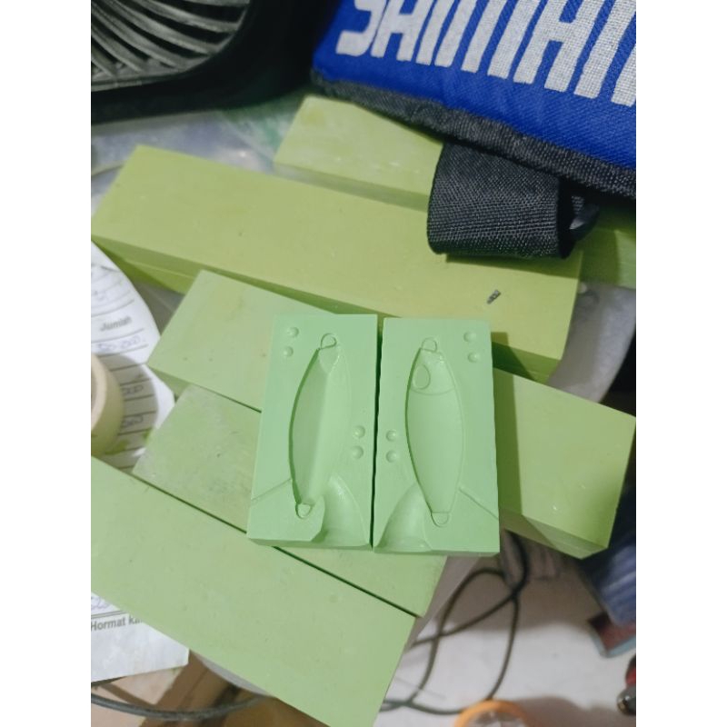 Molding Cetakan Metal Jig Slow Rock 20gram + Panduan pengecoran