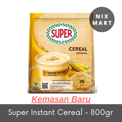 

Super Instant Cereal Gadum Rasa Vanilla - 800 Gram