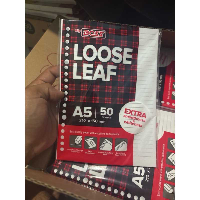 

Loose Leaf BIG BOSS 100 lembar A5 Garis