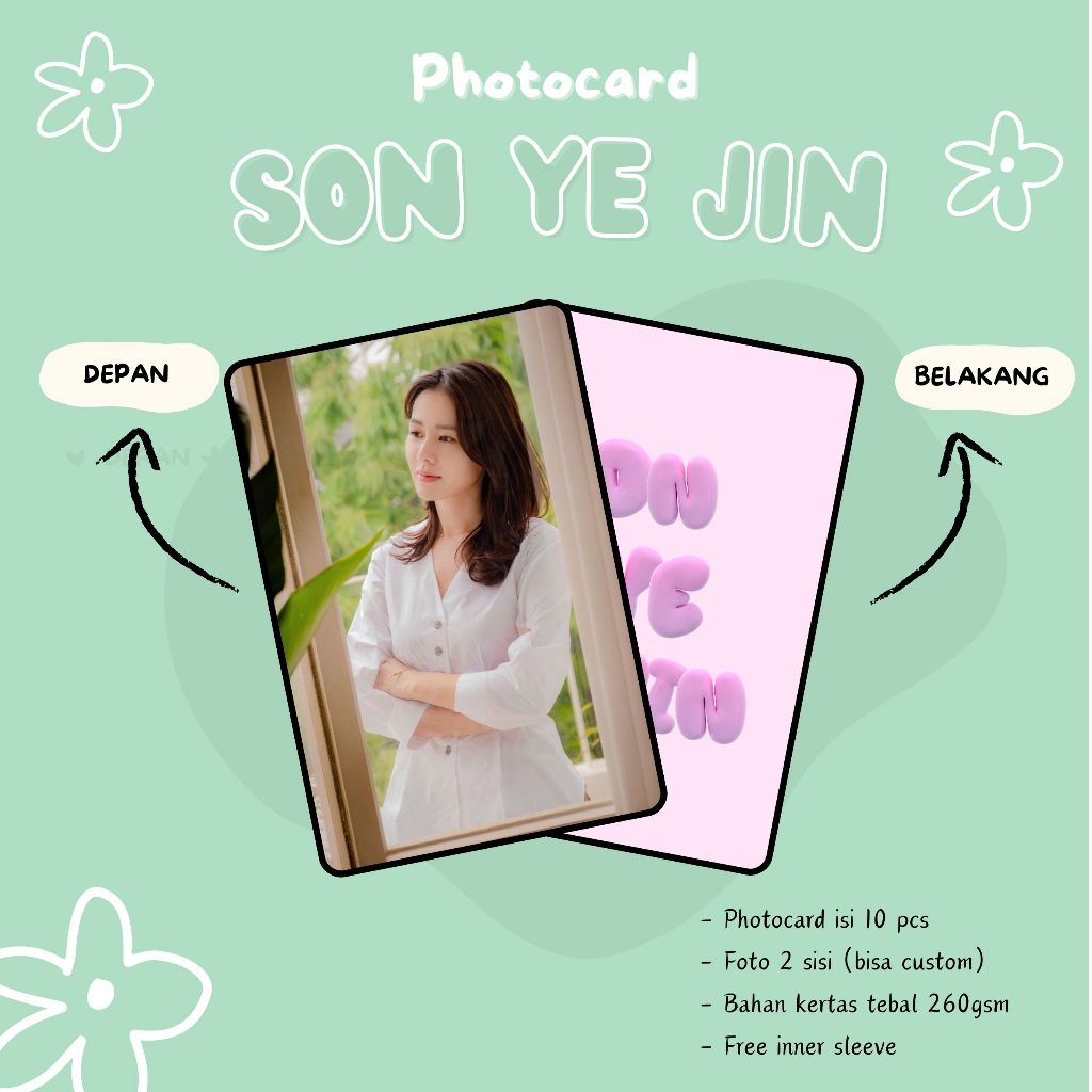 (10 PCS) PHOTOCARDS SON YE JIN