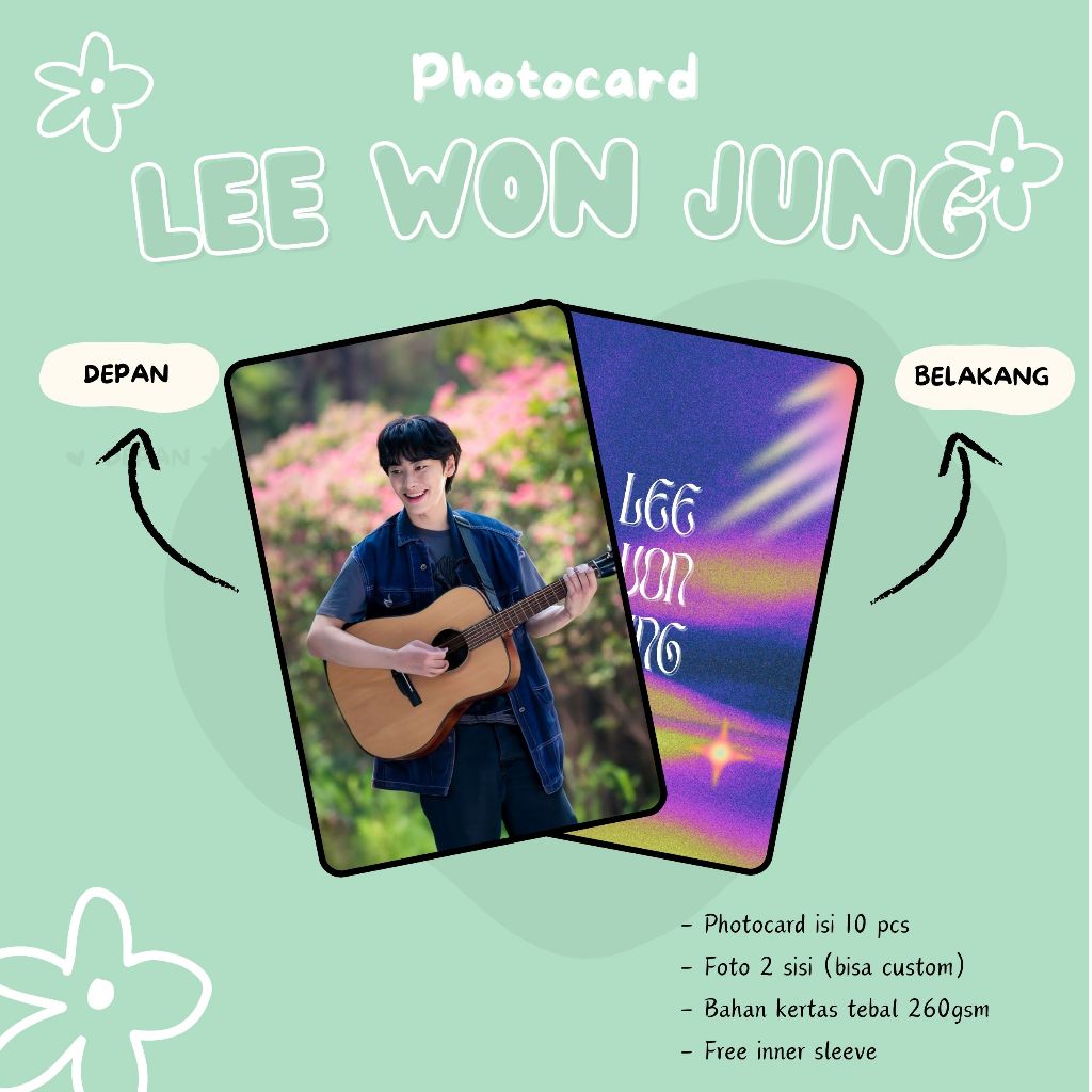 (10 PCS) PHOTOCARDS LEE WON JUNG