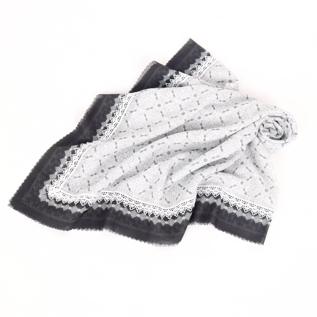 ZARAZU - Nada Scarf Crystal Voal Premium