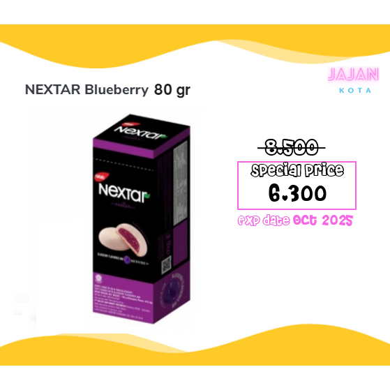 

NEXTAR Blueberry 80 g (8 x 10 g)